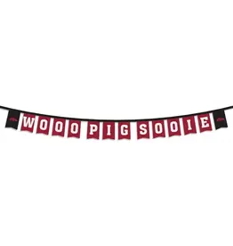 Wincraft Razorback Wooo Pig Sooie 8' String Party Banner 8' String