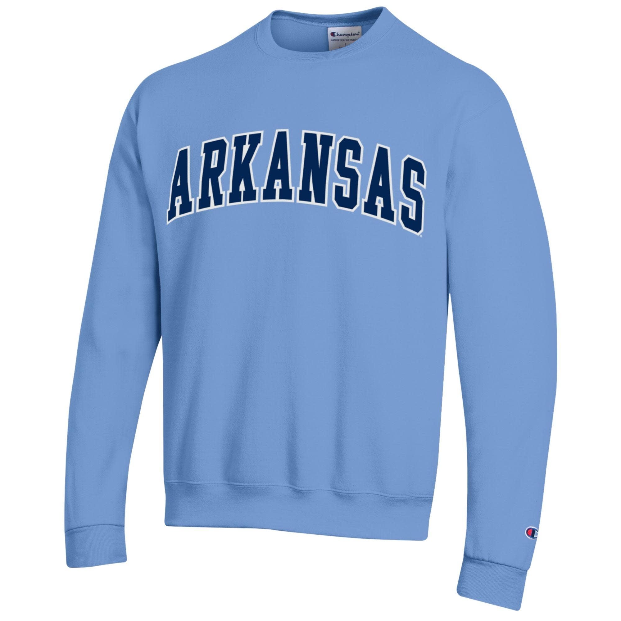Champion Razorback Powerblend Fashion Twill Fleece Crew