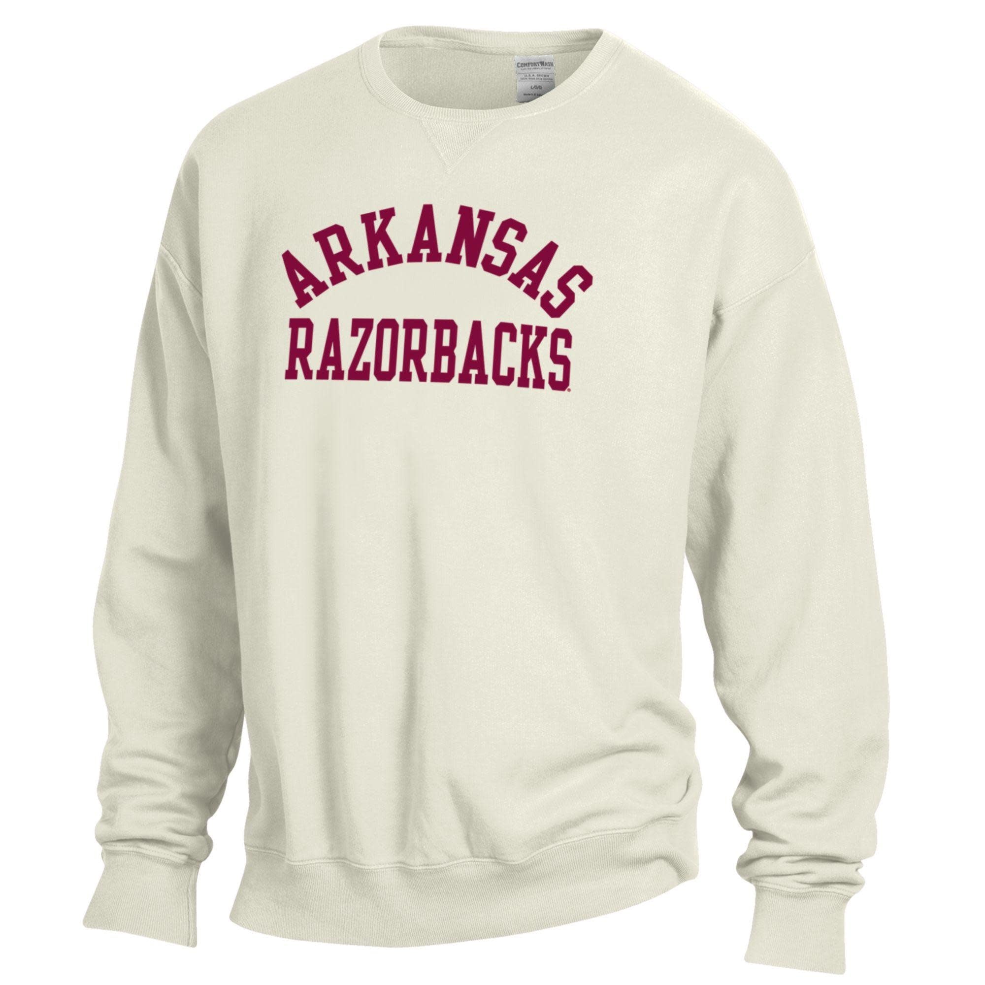 Comfort Wash Razorback Comfort Wash Fleece Crew