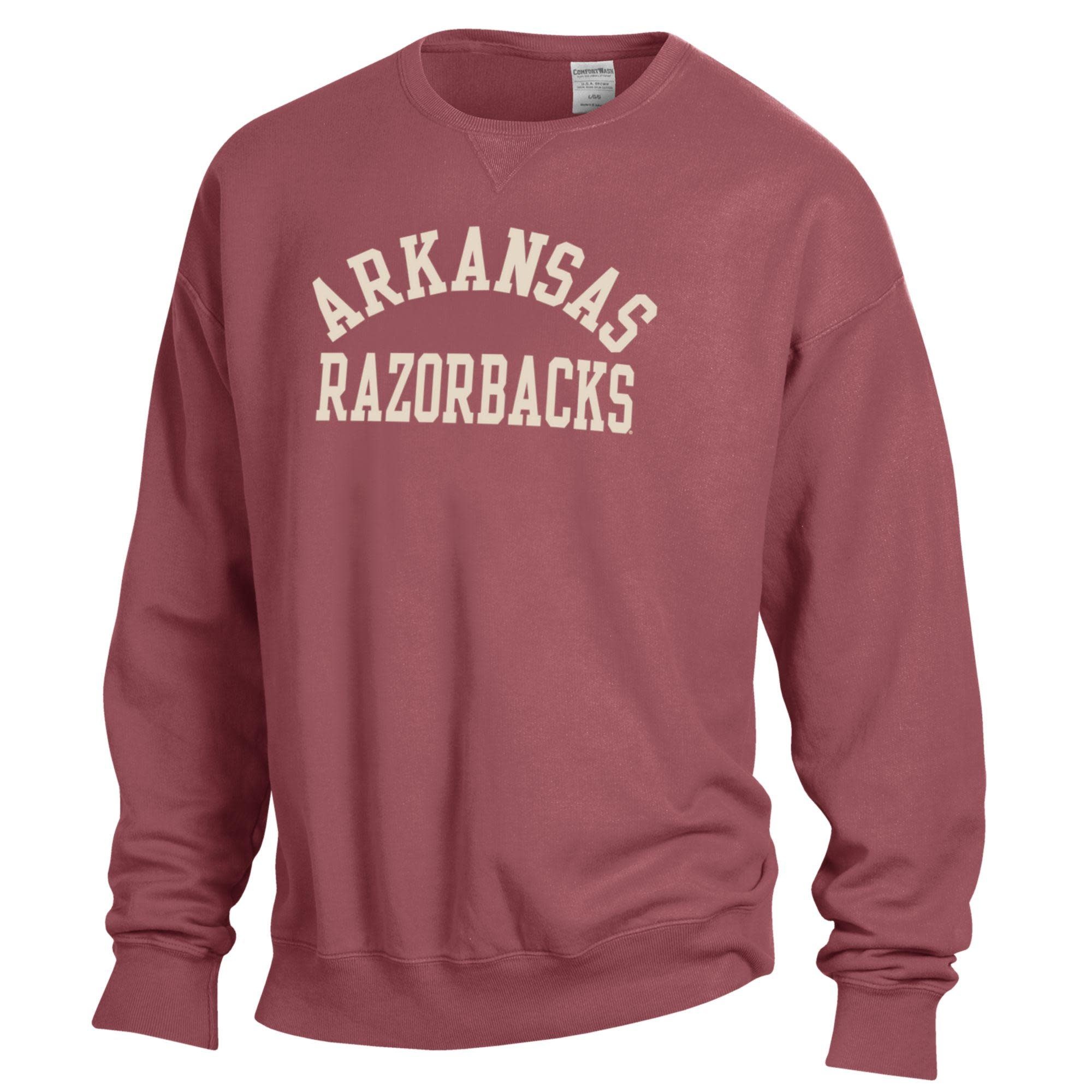 Comfort Wash Razorback Comfort Wash Fleece Crew