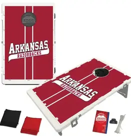 Baggo Razorback 2X3 Baseball Jersey Baggo Bean Bag Toss Portable Cornhole Game