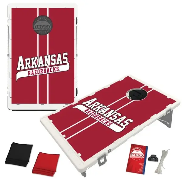 Baggo Razorback 2X3 Baseball Jersey Baggo Bean Bag Toss Portable Cornhole Game