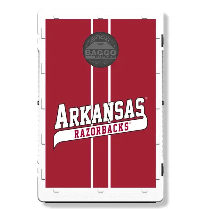 Baggo Razorback 2X3 Baseball Jersey Baggo Bean Bag Toss Portable Cornhole Game