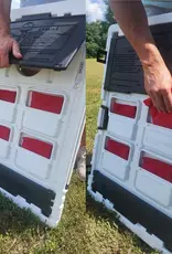 Baggo Razorback 2X3 Baseball Jersey Baggo Bean Bag Toss Portable Cornhole Game