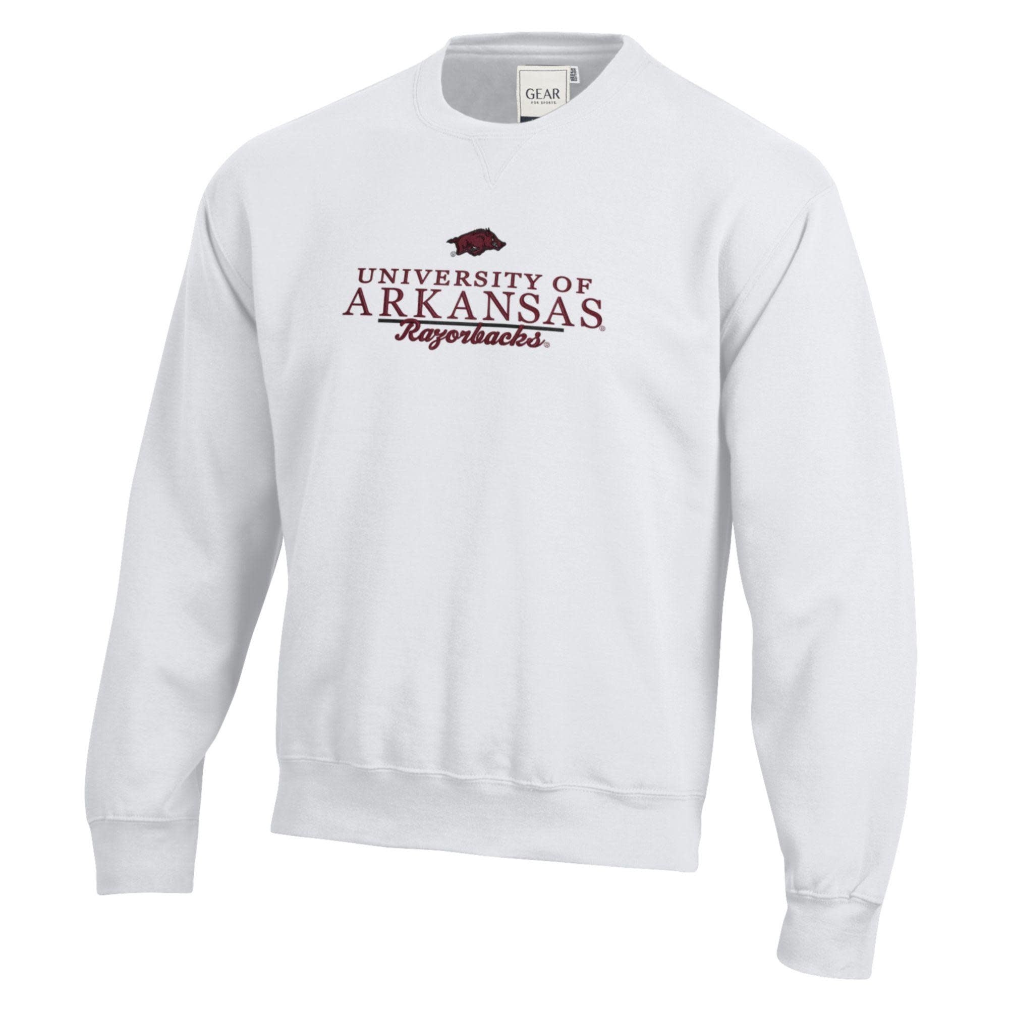 Gear For Sports Razorback University of Arkansas Big Cotton Crew 26