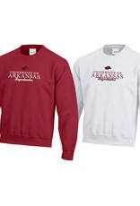 Gear For Sports Razorback University of Arkansas Big Cotton Crew