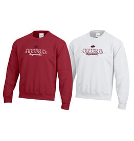 Gear For Sports Razorback University of Arkansas Big Cotton Crew