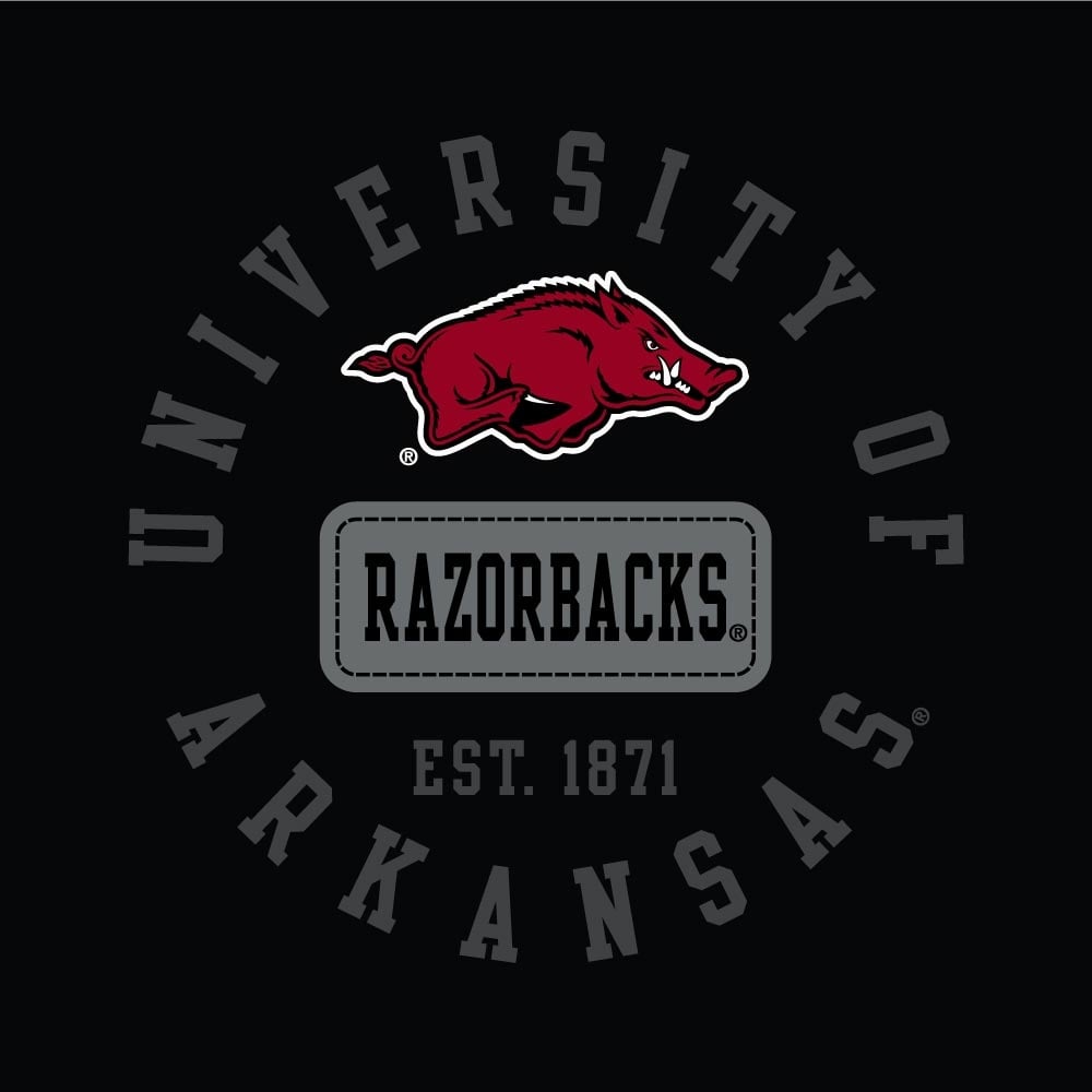 Gear For Sports Arkansas Razorback Big Cotton Circle Design Hooded Sweatshirt