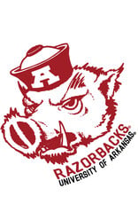 Blue 84 Sailor Hog OV Razorbacks Decal