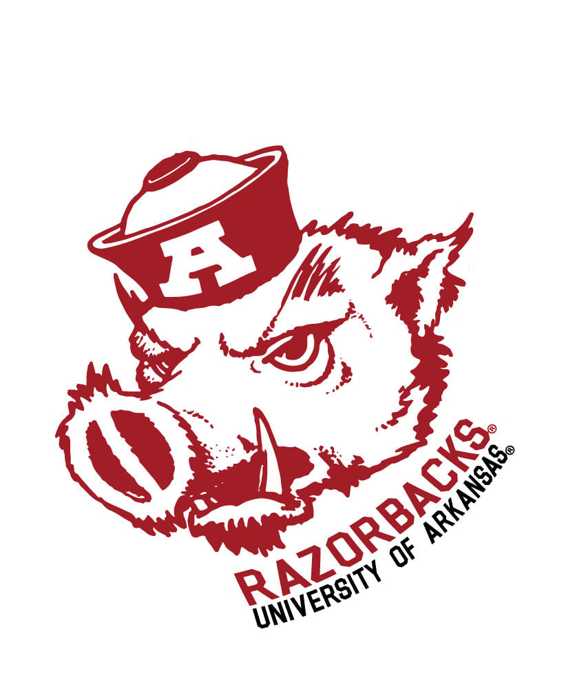 Blue 84 Sailor Hog OV Razorbacks Decal