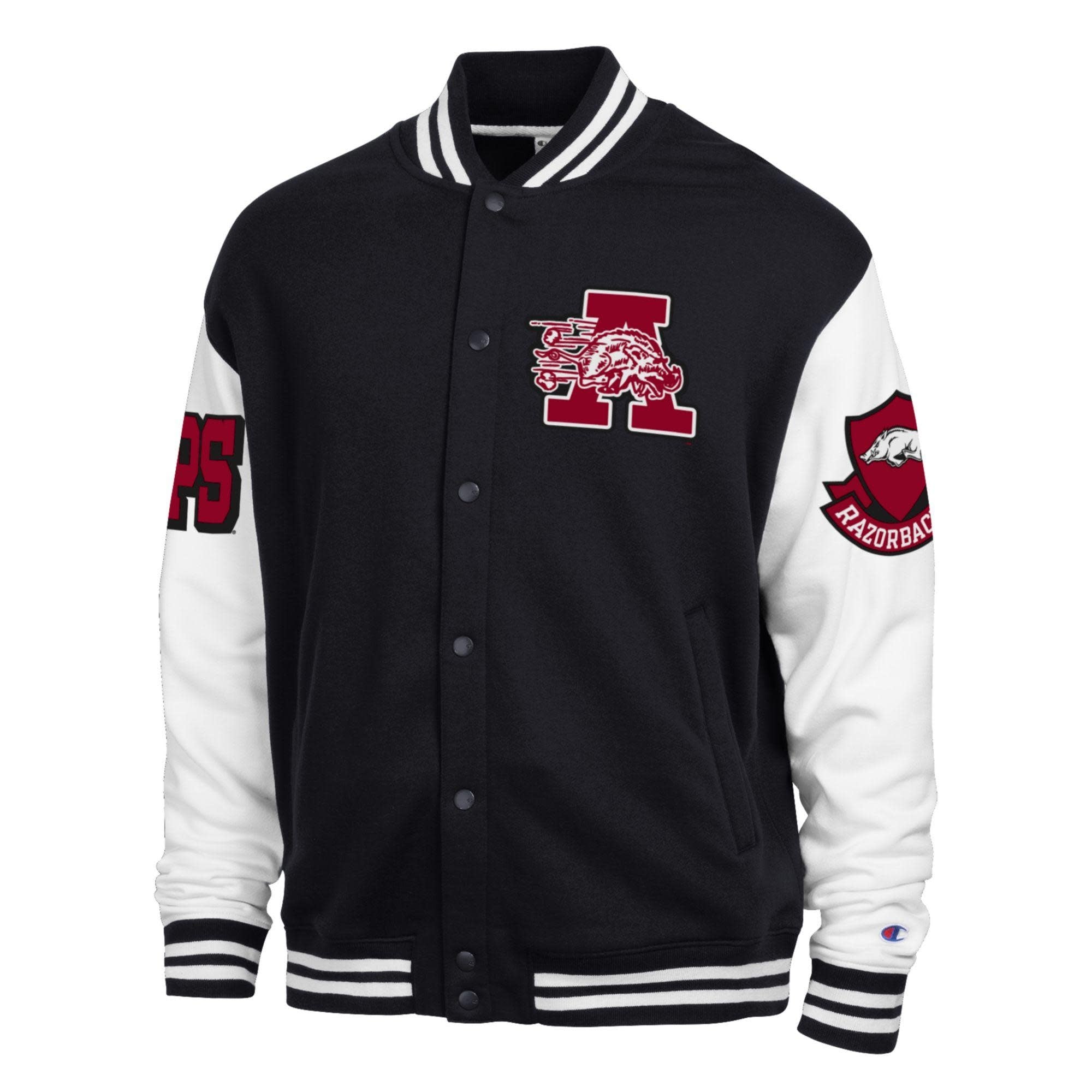 Champion Razorback  Fleece Varsity Letter Jacket