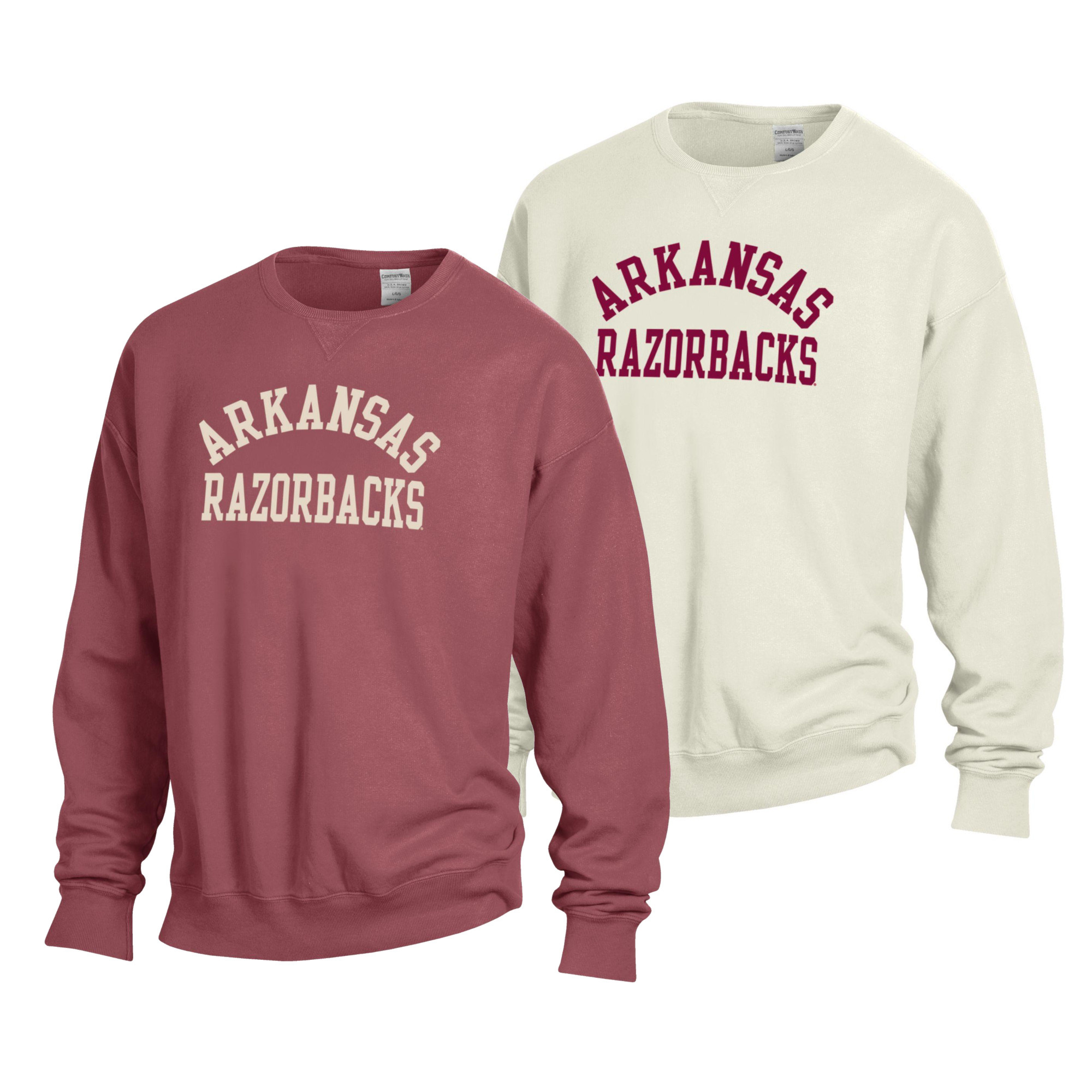 Comfort Wash Razorback Comfort Wash Fleece Crew