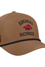 Razorback Nike Military Appreciation Rise Visor Rope Hat