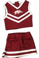 Little King Arkansas Razorbacks Cheerleader Outfit