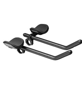 Profile Design Sonic Ergo 35a Shallow Ski-Bend Aluminum Aerobar: Long 400mm Extension, Sonic Bracket, Ergo Armrest, Black