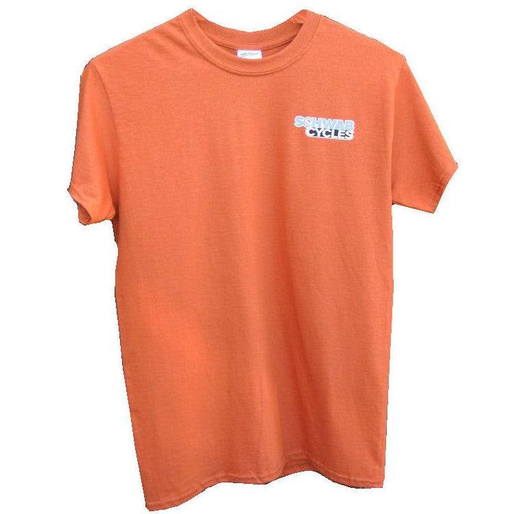 Gildan Schwab Cycles T-Shirt Orange Gildan