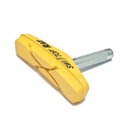 Swiss Stop Brake Pads Rat (Yellow) Smooth Post Cantilever (4 Pads)