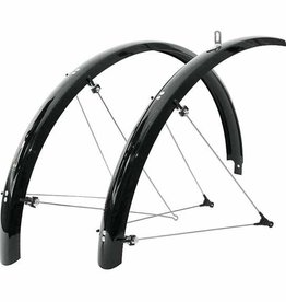 SKS Commuter II B53 fender set,  F/R  black