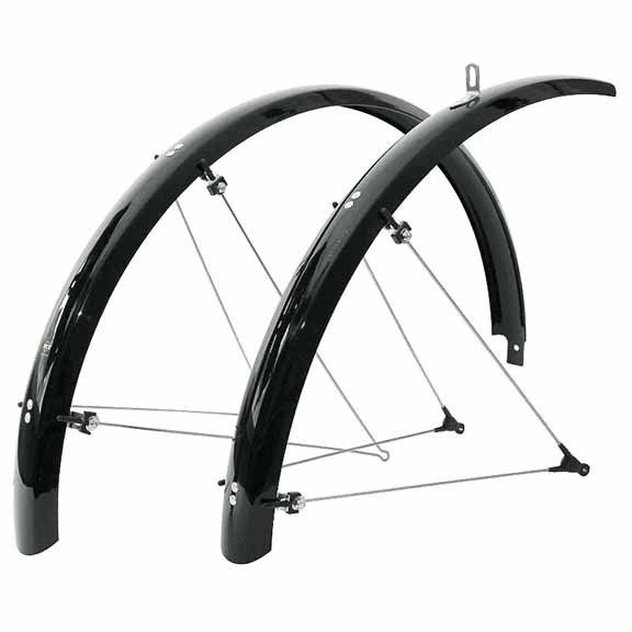 SKS Commuter II B53 fender set,  F/R  black