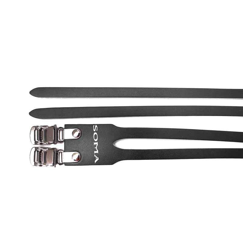 Soma Fabrications Leather Toe Straps Double