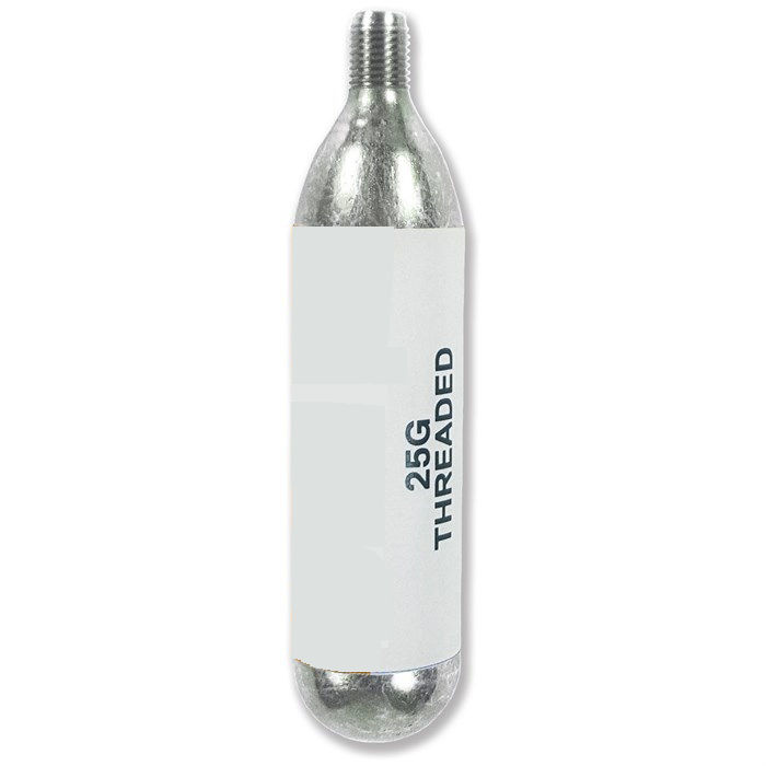 CO2 Cartridge 25g Threaded (single)