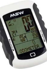 MSW Miniac 333 GPS BLE Bike Computer - GPS, Wireless, White