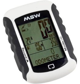 MSW Miniac 333 GPS BLE Bike Computer - GPS, Wireless, White