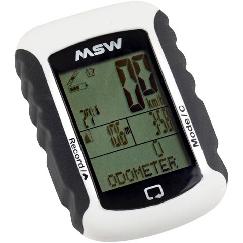 MSW Miniac 333 GPS BLE Bike Computer - GPS, Wireless, White