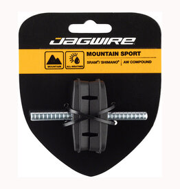 Jagwire Mountain Sport Brake Pads Smooth Post 53mm Pad, Black