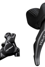 Shimano GRX ST-RX820 Shift/Brake Lever with BR-RX820 Hyd Disc Brake Caliper - Right/Rear, 12-Speed, Flat Mount