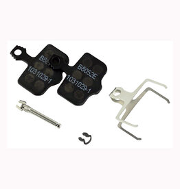 SRAM Disc Brake Pads - Organic Compound, Steel Backed, Quiet, For Level, DB, Elixir, and 2-Piece Road