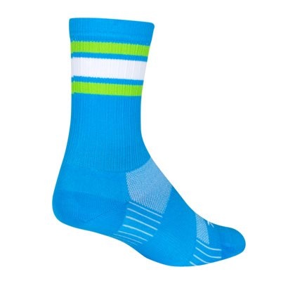 SockGuy SGX Compression Throwback Blue Sock