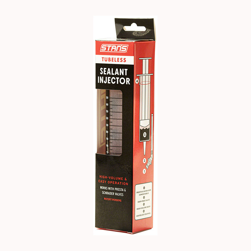 Stan's No Tubes Tire Sealant Injector - Presta, Schrader
