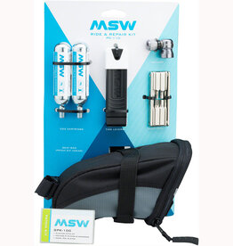 MSW Ride and Repair Kit with Seatbag and CO2