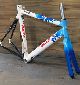 Guru Trilite Frame/Fork blue/white 57cm
