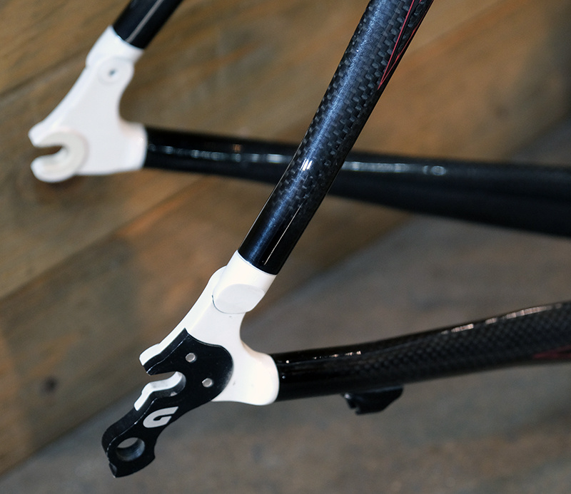 Guru Trilite Frame/Fork blue/white 57cm