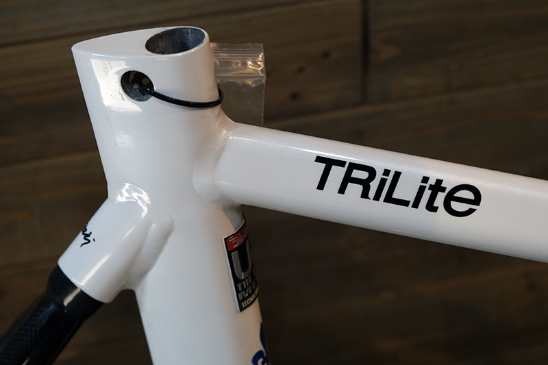 Guru Trilite Frame/Fork blue/white 57cm