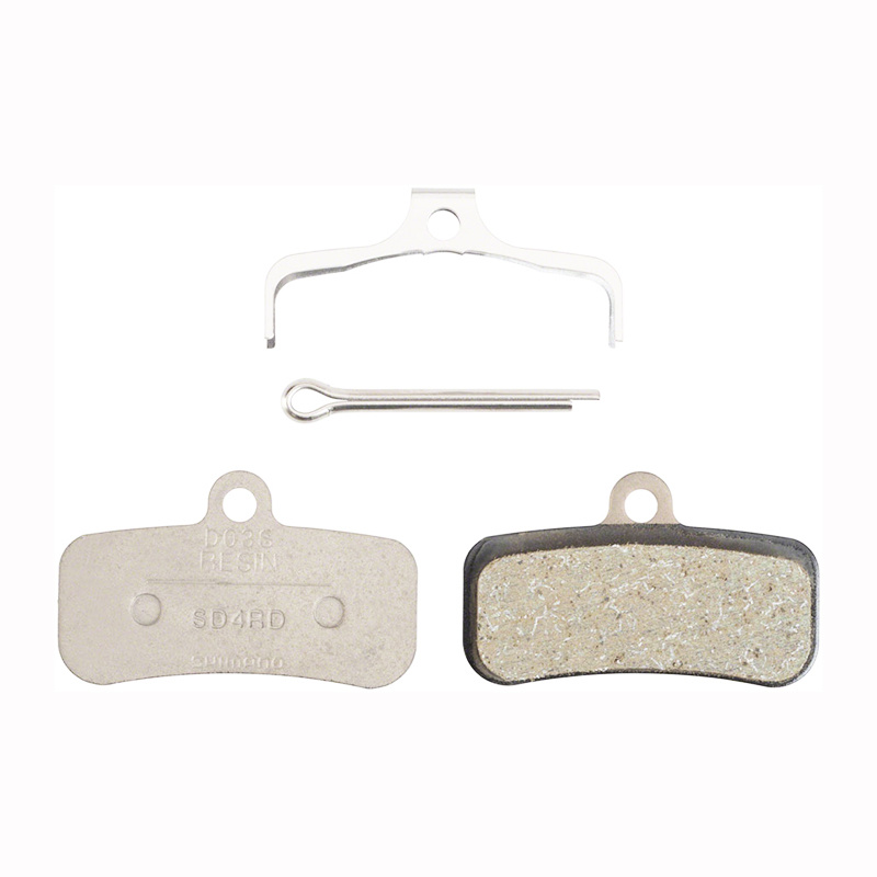Shimano D03S-RX Disc Brake Pad and Spring - Resin Compound, Stainless Steel Back Plate, One Pair