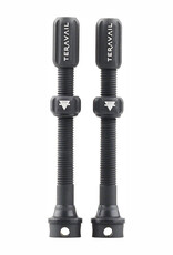 Teravail Alloy Tubeless Valves - Pair, 60mm, Matte Black