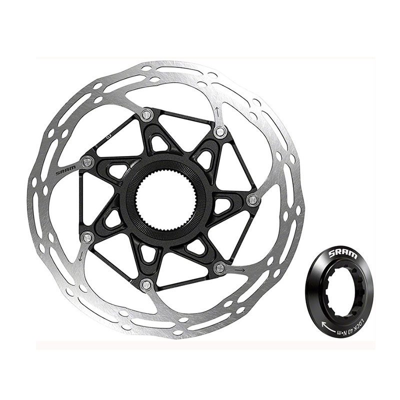 SRAM CenterLine X Disc Brake Rotor - 160mm, Center Lock, 1.85mm, Includes Internal Tooled Lockring