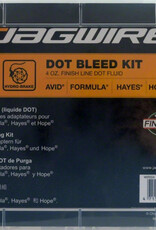 Jagwire Pro DOT Bleed Kit with Finish Line DOT 5.1 Fluid - For Avid, Hayes, Formula, and Hope Disc Brakes