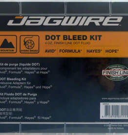 Jagwire Pro DOT Bleed Kit with Finish Line DOT 5.1 Fluid - For Avid, Hayes, Formula, and Hope Disc Brakes