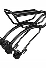 Topeak TetraRack R2 Rear Rack for Gravel/Road- Seatstay Strap Mount, QuickTrack Compatible, Black