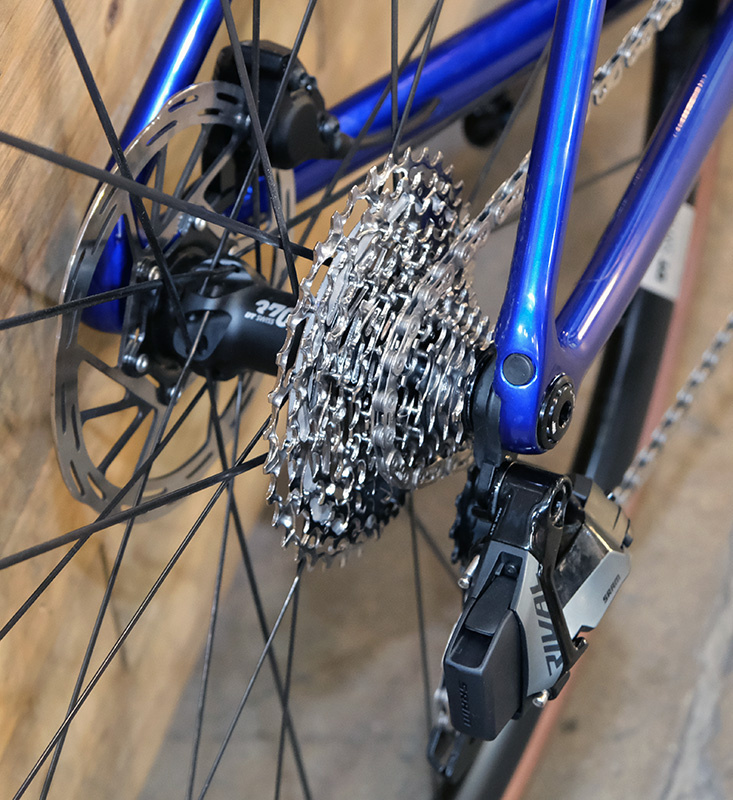 Parlee Parlee Ouray Sram Rival AXS/DT Swiss 1800 Bicycle w/Duo Cobalto Blue Paint Small