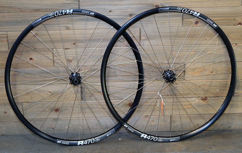 Handbuilt Wheelset Shimano 142/100 Thrus Axle Hubs/700c DT Swiss R470 Disc