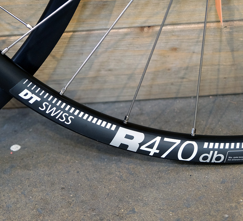 Handbuilt Wheelset Shimano 142/100 Thrus Axle Hubs/700c DT Swiss R470 Disc