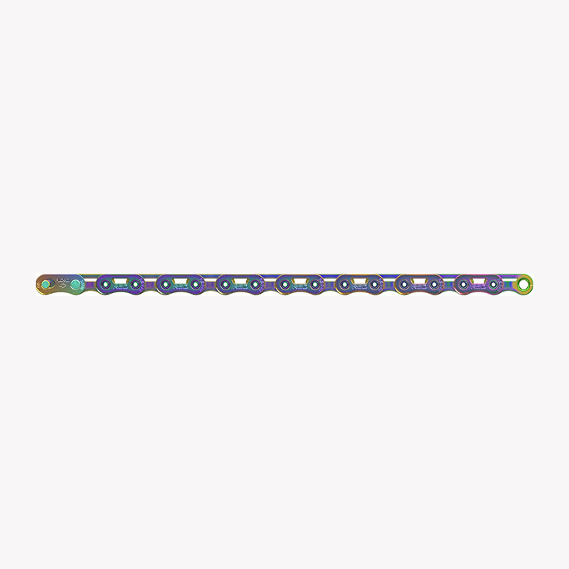 SRAM RED Flattop Chain - 12/13-Speed, 126 Links, Flattop, PowerLock, Rainbow, E1