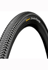 Continental Double Fighter III Tire - 26 x 1.9, Clincher, Wire, Black, 66tpi