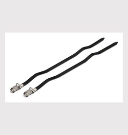 MKS Leather Toe Straps 420mm Long Black