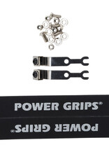 Power Grips Strap Set, Black, Pair